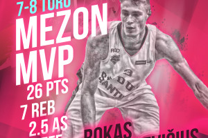 Mezon NKL 4-osios savaitės MVP: Rokas Stankevičius