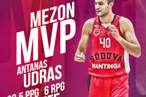 Mezon NKL 7-osios savaitės MVP: Antanas Udras