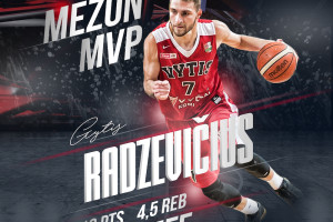 Mezon NKL savaitės MVP: Gytis Radzevičius