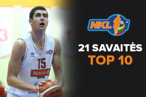 NKL 21-osios savaitės Top 10