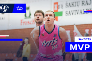 7-osios NKL – VIKINGLOTTO savaitės MVP – Aurelijus Pukelis