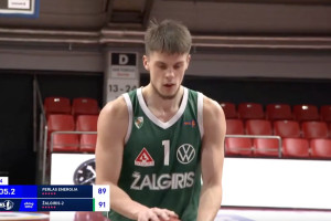 Justino Ramanausko 12 taškų per lemiamas 100 sekundžių