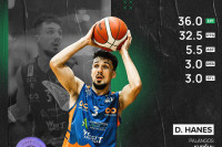 Pirmosios savaitės MVP – D. Hanesas