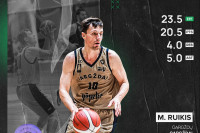 Septintosios savaitės MVP – Mantas Ruikis