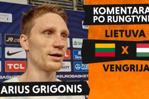 Grigonis: „Mums reikia bėgti ir žaisti greitai“