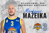 „Kretinga“ oficialiai pristatė M. Mažeiką