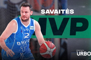 „URBO-NKL“ antrosios savaitės MVP – Šarūnas Vasiliauskas