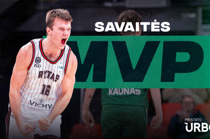 Savaitės MVP Urbonas – apie džiaugsmą įžaidėjo pozicijoje ir bendraamžį trenerį