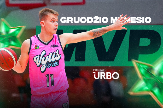 Gruodžio MVP Jocys – apie klajones po pasaulį ir kvietimus į LKL
