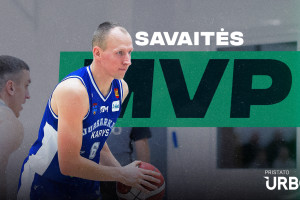 „URBO-NKL“ devynioliktosios savaitės MVP – Gintautas Matulis